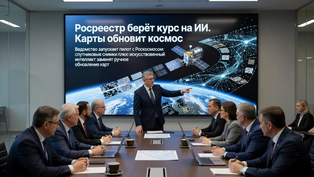 Росреестр берёт курс на ИИ. Карты обновит космос